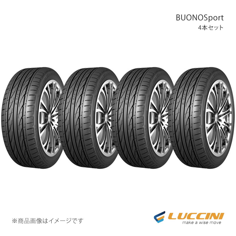 ルッチーニ　BUONO SPORT 165/55R15 4本セット　夏タイヤ Buono ルッチーニ ヴォーノスポーツ 165/55R15 75V 4本SETで