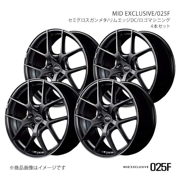 【18インチ 5H 120 8.0J +36】アルミホイール4本セット MIDエクスクルーシブ/025F MID EXCLUSIVE/025F SGD SA0388059336FG20×4