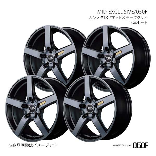 【18インチ 5H 114.3 8.0J +42】アルミホイール4本セット MIDエクスクルーシブ/050F MID EXCLUSIVE/050F GMC