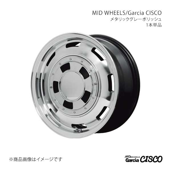 【15インチ 4H100 4.5J +45】アルミホイール1本 ルークス B4#A MID WHEELS/Garcia CISCO MGP Y2605606D333SB20