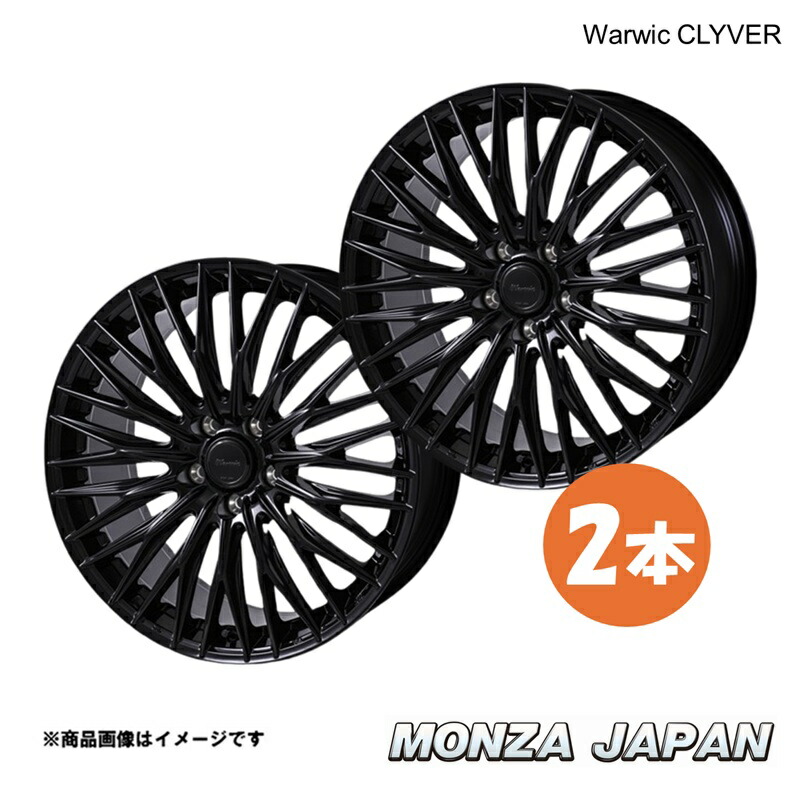 【20×8.5J 5-114.3 INSET42 GBK】CX-60 KH系 アルミホイール 2本 MONZA JAPAN Warwic CLYVER ワーウィック クライヴァー RV-27×2