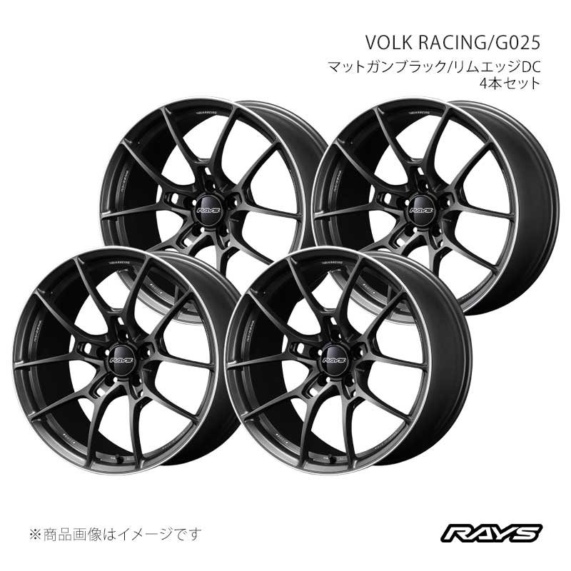 【16インチ 4H100 7J +25】アルミホイール4本セット ボルクレーシング G025 MK RAYS/レイズ 品番:06256704892MK×4