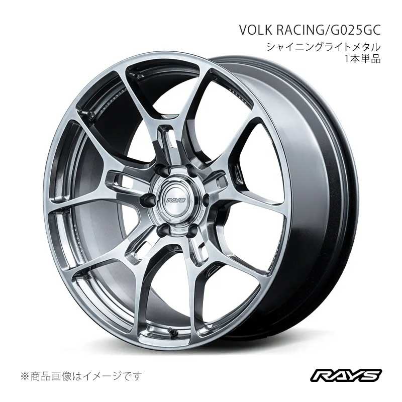 【22インチ 6H139.7 9.5J +50】ホイール2本セット フロント/リア共用 ランドクルーザー FJA300W ボルクレーシング G025GC SI RAYS/レイズ 品番:06872955014SI×2