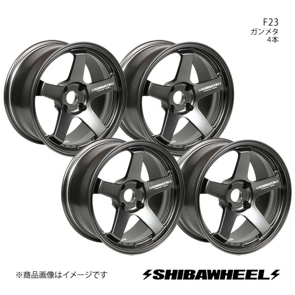 楽天市場】シバホイール F23 18インチ 9.5J インセット+12 5H-114.3