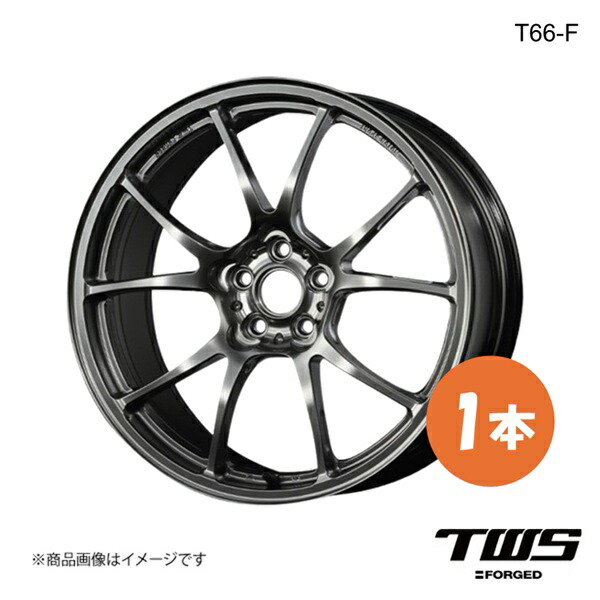 16インチ 4H100 6.5J +38 T66-F ホイール 1本 グロスハイパーガンメタ(GHGM) TWS ティーダブリューエス ティーロクロクエフ|カー用品 車衛門