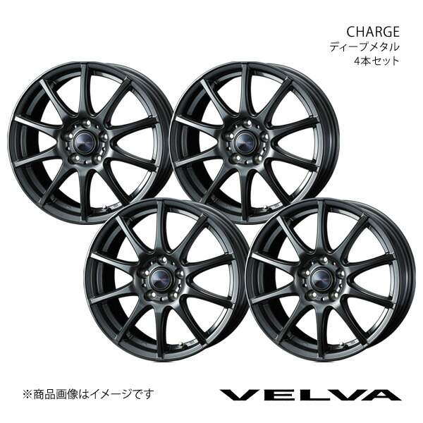 楽天市場】ホイール4本セット VELVA SPORT2 ディープメタル 15
