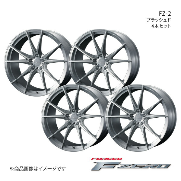 【21インチ 5H120 10.0J +30】アルミホイール4本セット ヴェルファイア 40系 F ZERO/FZ-2 ブラッシュド 0039030