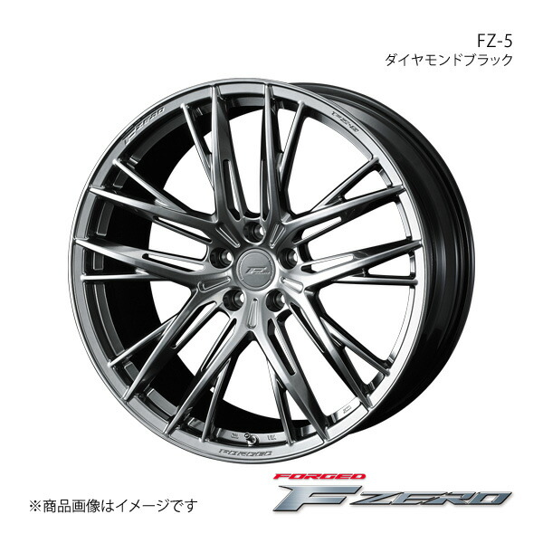 【20インチ 5H114.3 9.0J +40】 アルミホイール1本 ZR-V RZ3/RZ4/RZ5/RZ6 F ZERO/FZ-5 ダイヤモンドブラック 0040757