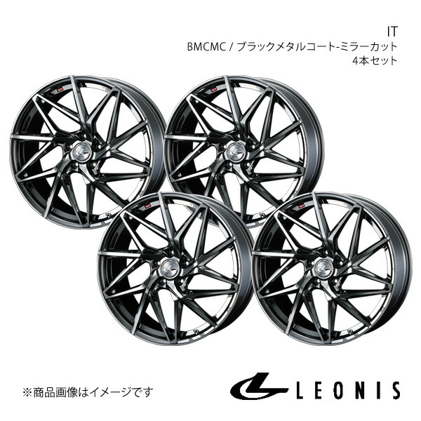 【19インチ 5H114.3 7.5J +53】アルミホイール4本セット オデッセイ RB1/RB2 LEONIS/IT BMCMC 0040621×4