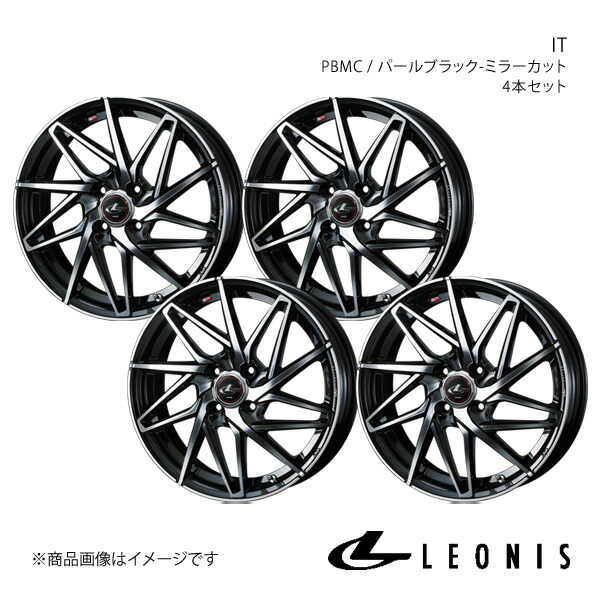 【14インチ 4H100 5.5J +42】アルミホイール4本セット ブーン M700系 LEONIS/IT PBMC 0040555×4
