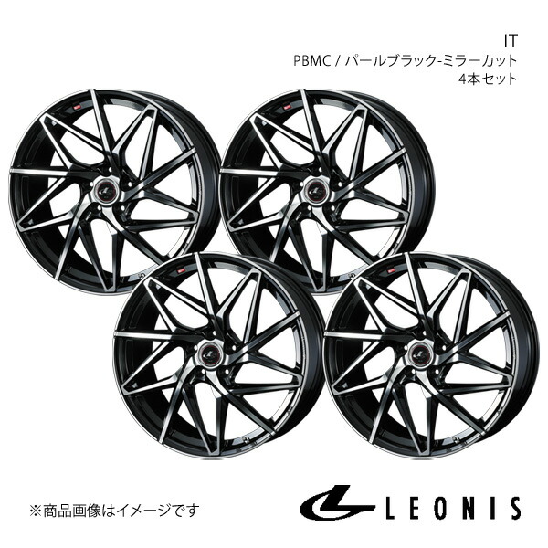 【15インチ 5H114.3 6.0J +43】アルミホイール4本セット オーリス 180系 LEONIS/IT PBMC 0040564&times;4｜カー用品　車衛門