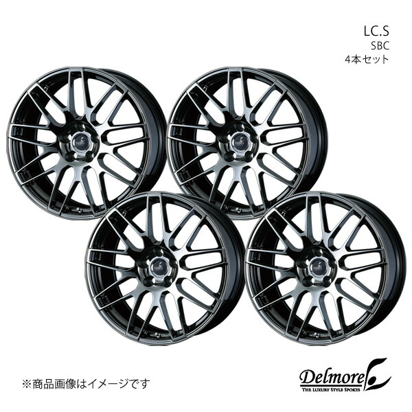 【20インチ 5H114.3 8.0J +35】アルミホイール4本セット マークX 130系 4WD Delmore/LC.S SBC 0041458×4 103,872円