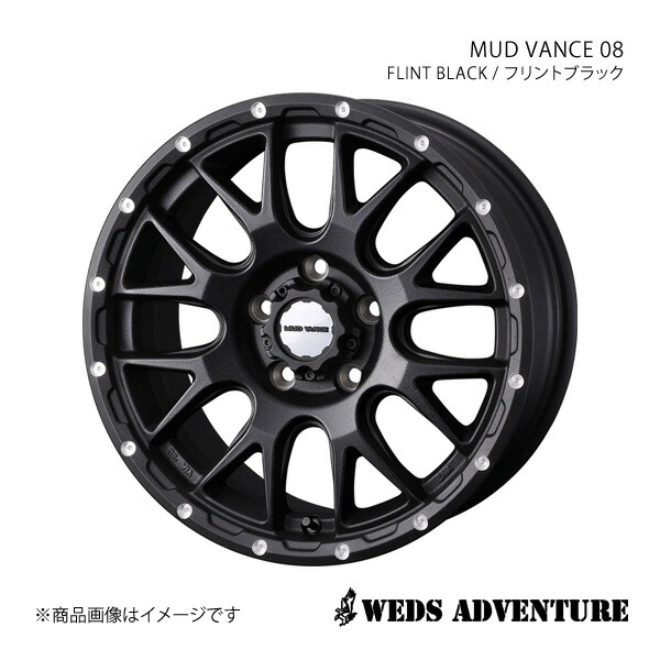 【17インチ 5H114.3 7.0J +38】アルミホイール1本 SX4 Sクロス YA22S/YB22S 2017/7～ WEDS-ADVENTURE/MUD VANCE 08 FLINT BLACK 0041130