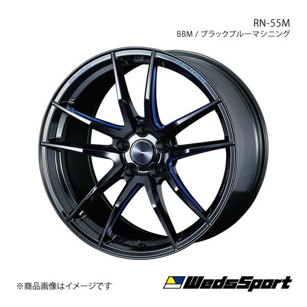 【18インチ 5H114.3 9.0J +35】アルミホイール1本 フェアレディZ RZ34 WedsSport/RN-55M BBM 0072961｜カー用品　車衛門