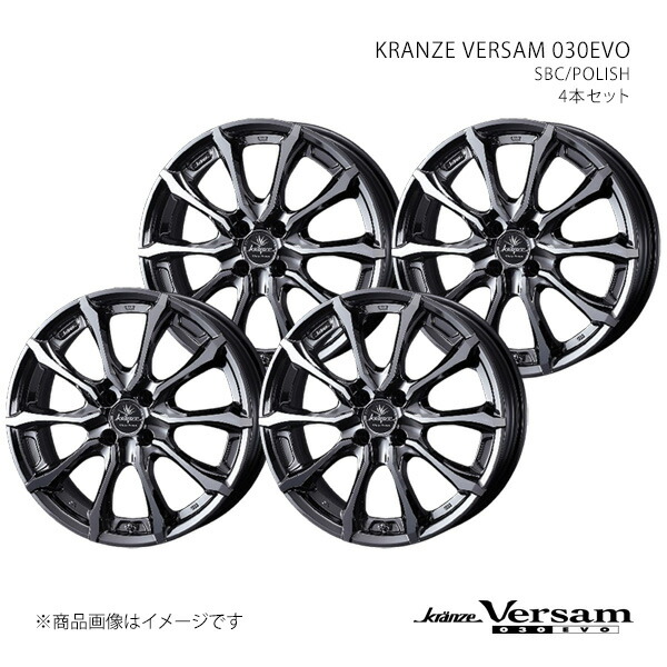 【16インチ 4H 100 6.0J +40】ホイール4本セット KRANZE クレンツェ SBC/POLISH 0041912×4