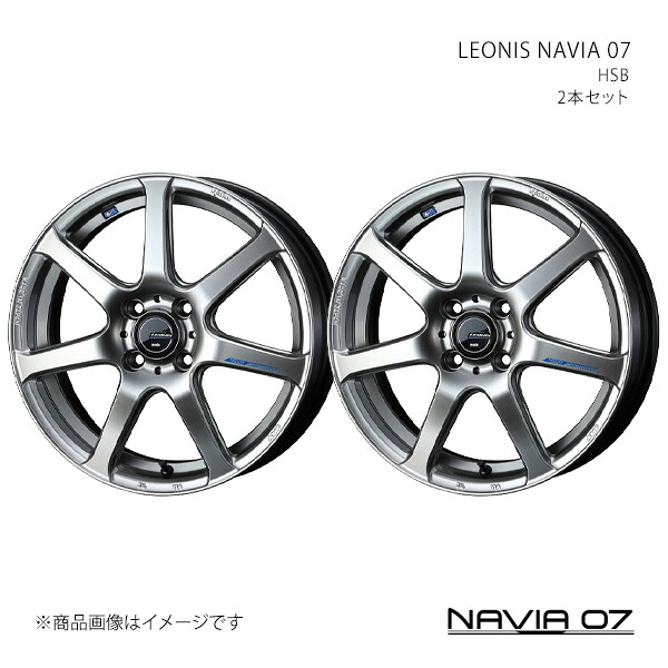 【17インチ 4H 100 6.5J +42】ホイール2本セット LEONIS レオニス HSB 0039561&times;2｜カー用品　車衛門 35,688円