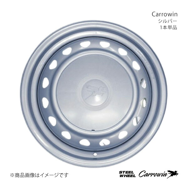 【15インチ 5H100 6J +45】スチールホイール1本単品 プリウス 50系 Carrowin 0014024