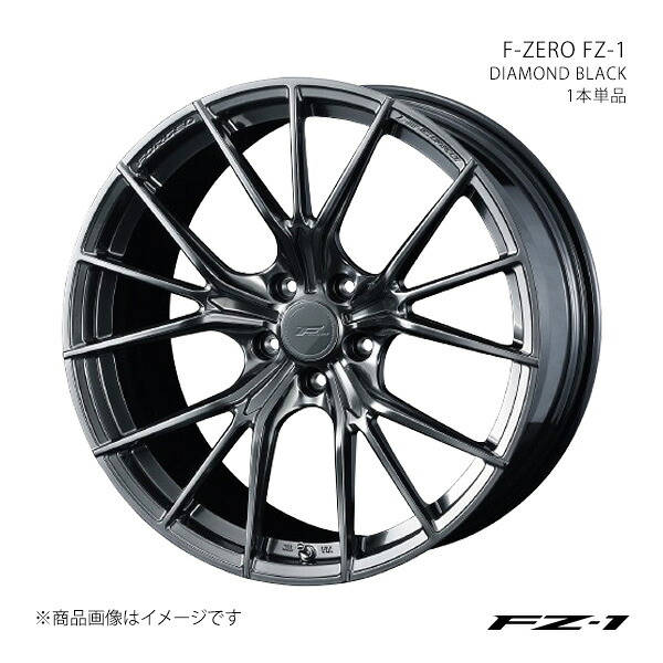 【19インチ 5H114.3 8.0J +38】アルミホイール1本単品 フェアレディZ Z34/HZ34/ノーマルキャリパー F-ZERO FZ-1 DBK ダイヤモンドブラック 品番:0038971