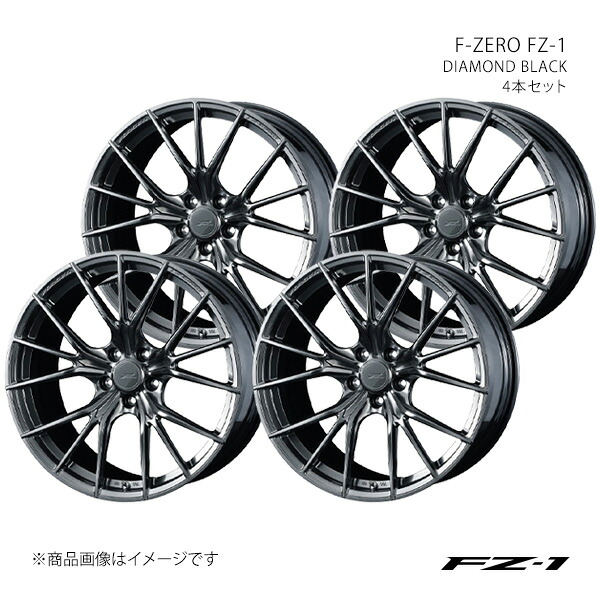 【21インチ 5H 120 10.0J +30】ホイール4本セット F-ZERO エフ・ゼロ DIAMOND BLACK 0038995×4|カー用品 車衛門