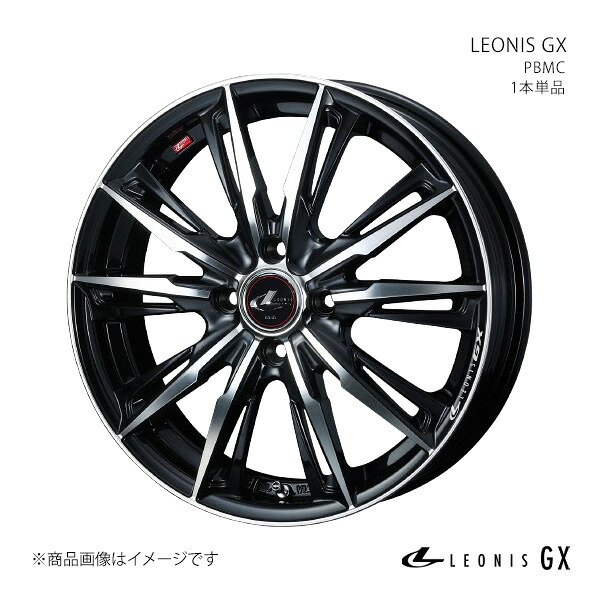 【15インチ 4H 100 4.5J +45】ホイール1本単品 LEONIS レオニス PBMC 0039331|カー用品 車衛門