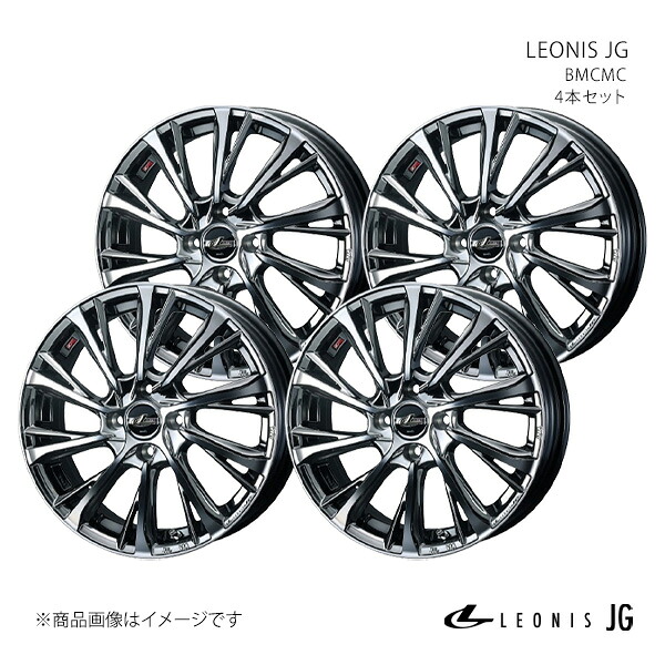 【15インチ 4H 100 4.5J +45】ホイール4本セット LEONIS レオニス BMCMC 0042255&times;4｜カー用品　車衛門