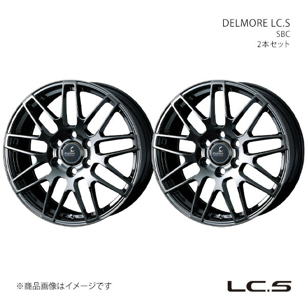 【20インチ 6H139.7 8.0J +55】アルミホイール2本セット GX 250系/OVERTRAIL+ DELMORE LC.S エルシーエス SBC 0041093×2