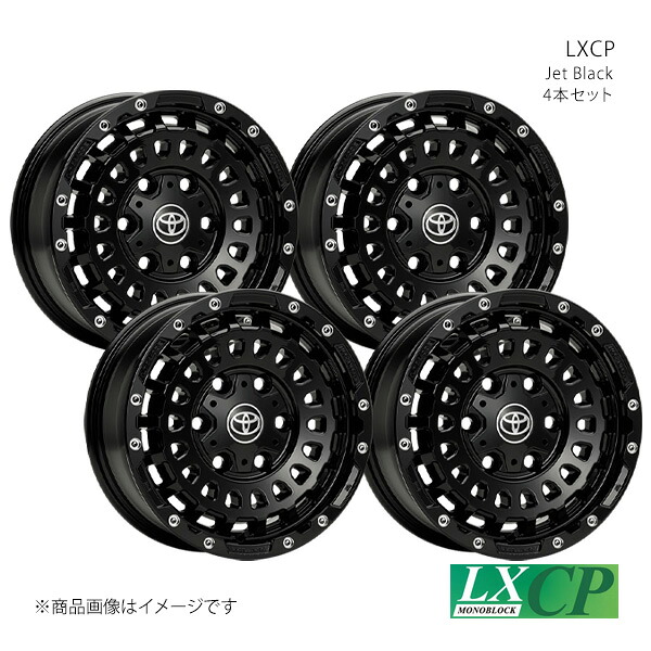 【15インチ 6H 139.7 6.0J +30】ホイール4本セット LX-MODE エルエックス・モード Jet Black 00LXWM-15CP-02×4