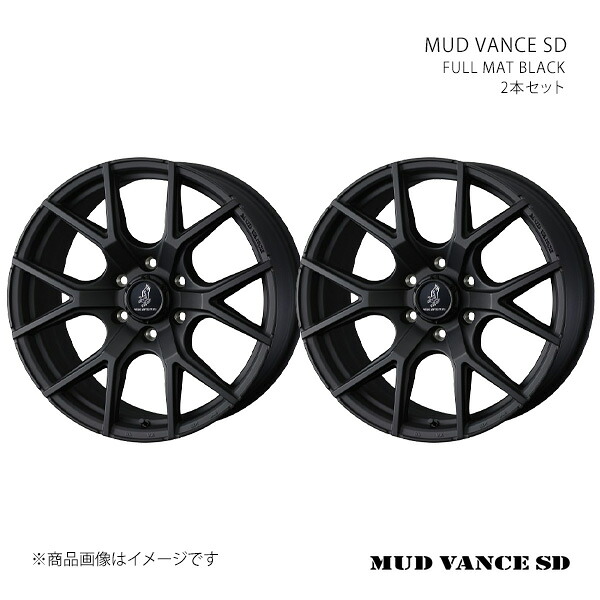 【18インチ 5H 114.3 7.5J +35】ホイール2本セット WEDS ADVENTURE ウェッズ アドベンチャー FULL MAT BLACK 0042478×2