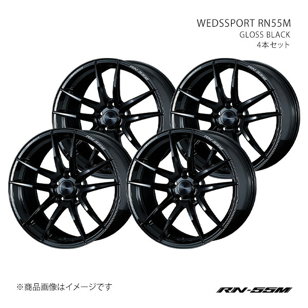 【18インチ 5H 112 10.0J +36】ホイール4本セット WEDSSPORT ウェッズスポーツ GLOSS BLACK 0073673×4