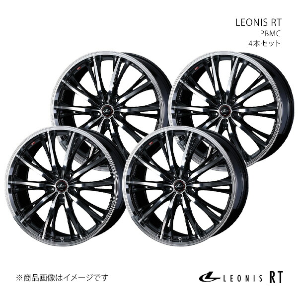 【19インチ 5H 114.3 7.5J +53】ホイール4本セット LEONIS レオニス PBMC 0041196&times;4｜カー用品　車衛門