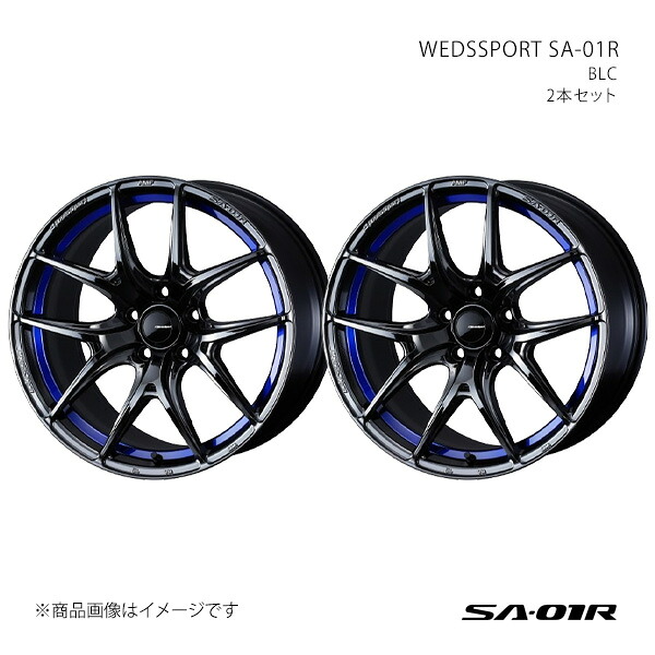 【17インチ 5H 100 7.5J +48】ホイール2本セット WEDSSPORT ウェッズスポーツ BLC 0074689×2|カー用品 車衛門