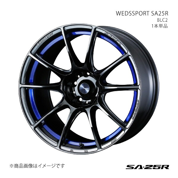 【18インチ 5H114.3 9.5J +45】アルミホイール1本単品 クラウン 210系/FR 4ポットキャリパー SA25R BLC2 0073759｜カー用品　車衛門