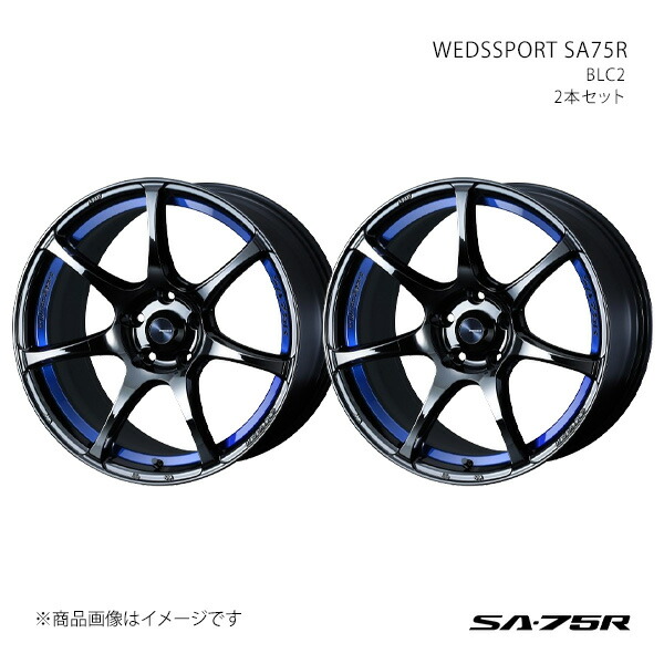 【17インチ 4H 100 6.5J +42】ホイール2本セット WEDSSPORT ウェッズスポーツ BLC2 0074039×2|カー用品 車衛門