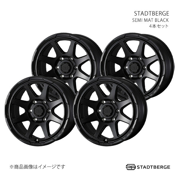 【18インチ 6H139.7 7.5J +55】アルミホイール4本セット LX 300系/LX600・700h STADTBERGE FMBK 0041752×4