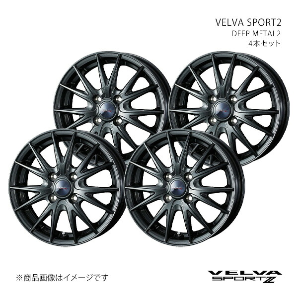 【17インチ 4H 100 6.0J +40】ホイール4本セット VELVA ヴェルヴァ DEEP METAL2 0039635×4