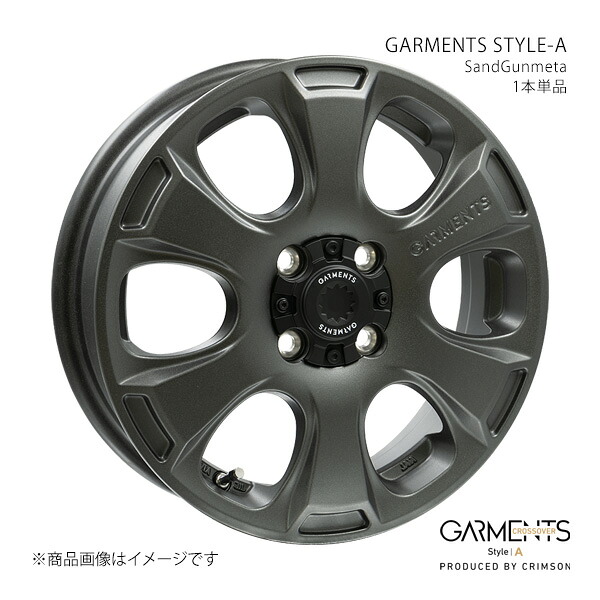 【15インチ 4H 100 4.5J +45】ホイール1本単品 CROSSOVER クロスオーバー SandGunmeta 0042089