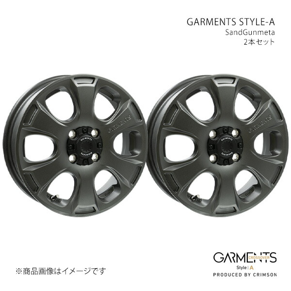【15インチ 4H 100 4.5J +45】ホイール2本セット CROSSOVER クロスオーバー SandGunmeta 0042089×2