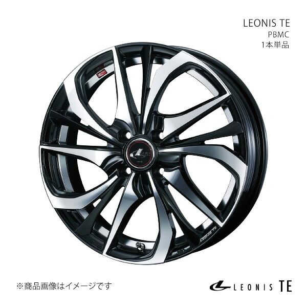 【15インチ 4H 100 4.5J +45】ホイール1本単品 LEONIS レオニス PBMC 0038741|カー用品 車衛門