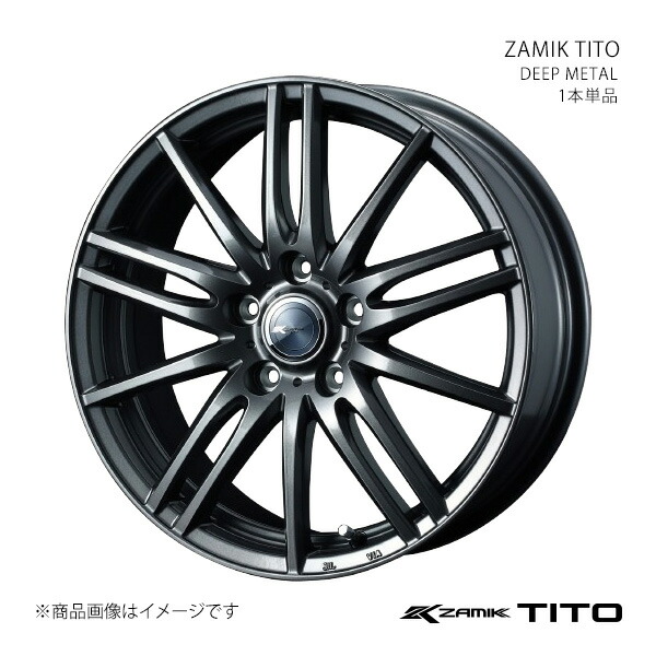 【15インチ 5H 114.3 5.5J +50】ホイール1本単品 ZAMIK ザミック DEEP METAL 0037589