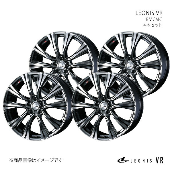 【19インチ 5H 114.3 7.5J +48】ホイール4本セット LEONIS レオニス BMCMC 0041275&times;4｜カー用品　車衛門