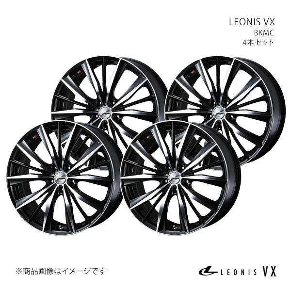 【7インチ 100H47 J5 +φ54】ホイール BKMC ラクティス 120系 LEONIS 17 0033262×4