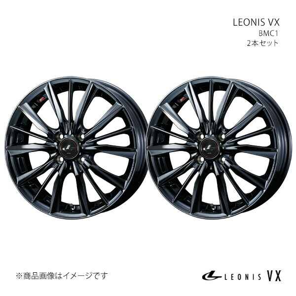 【16インチ 4H 100 6.0J +45】ホイール2本セット LEONIS レオニス BMC1 0039252×2