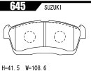 ACRE アクレ ブレーキパッド フォーミュラ700C フロント ミラ L285S 4WD 06.12〜13.02 645