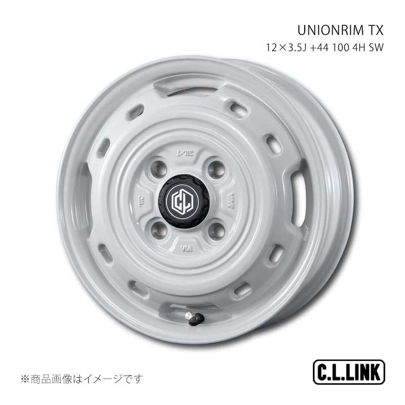 C.L.LINK シーエルリンク UNIONRIM TX 12×3.5J +44 100 4H SW ftx1235441004sw