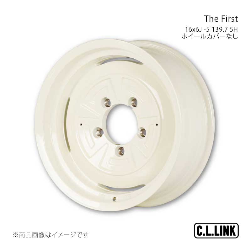 C.L.LINK シーエルリンク The First 16x6J -5 139.7 5H ホイールカバーなし ヴィンテージホワイト TF166013975VW