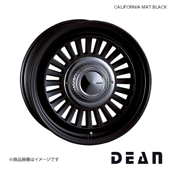 ディーン カリフォルニア 17インチ 6穴 6H 139.7 7.5J +20 ハイラックスサーフ TRN215 ホイール 1本 マットブラック CALIFORNIA DEAN｜車高調　カー用品専門店　車楽院