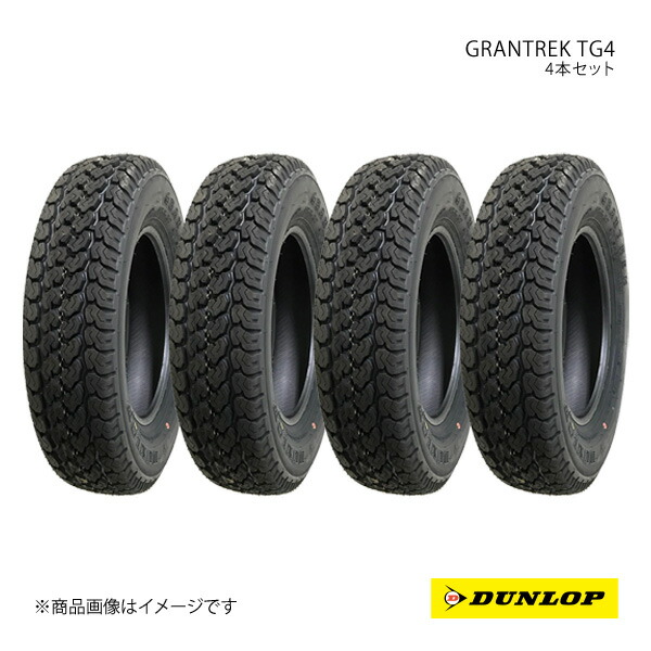 DUNLOP ダンロップ 小型トラック・バン用 オフロードタイヤ GRANDTREK TG4 145R12 4本 6PR 145 12 夏タイヤ