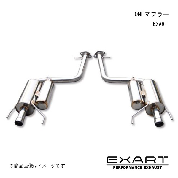 EXART/エクスアート ONEマフラー LS500 DBA-VXFA50/3BA-VXFA50 V35A-FTS EA02-LX107｜車高調　カー用品専門店　車楽院