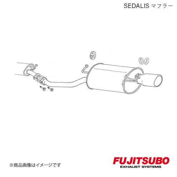 FUJITSUBO/フジツボ マフラー SEDALIS クレスタ 2.5 ツインカム24ターボ E,GF-JZX100 1996.9～2001.6 460-24052 47,830円