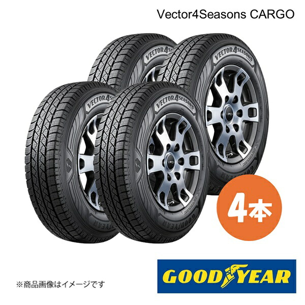 GOODYEAR グッドイヤー Vector4Seasons CARGO 155/80R14　88/86N オールシーズンタイヤ 4本 155 80 14 10220059×4